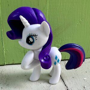 My Little Pony Rarity Toy Action Figure Purple White Unicorn Pony